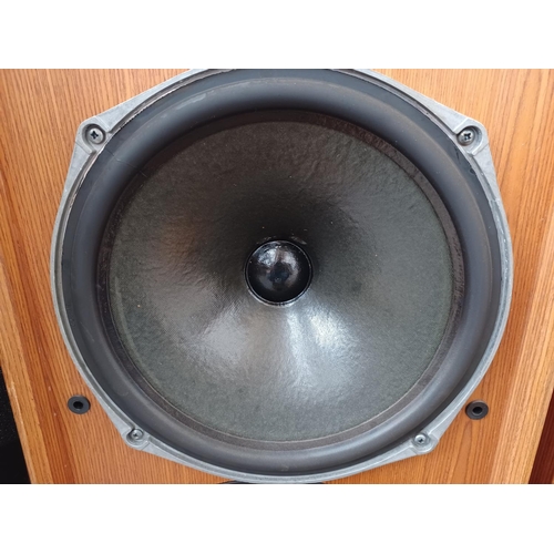 575 - A pair of Celestion Ditton 25 floor standing three way 4-8Ω hi-fi speakers with stands - made in Eng... 