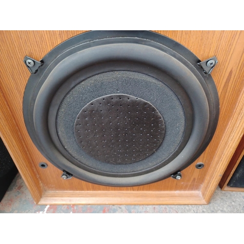 575 - A pair of Celestion Ditton 25 floor standing three way 4-8Ω hi-fi speakers with stands - made in Eng... 