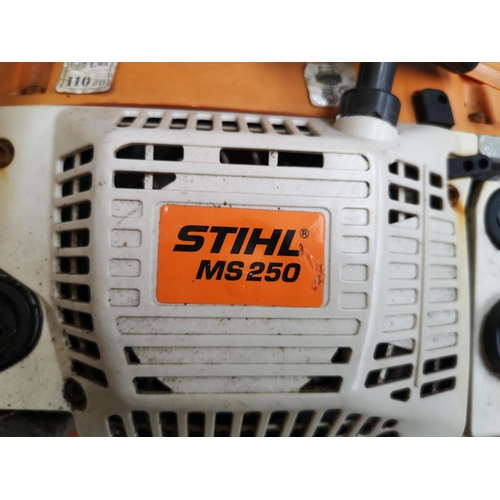 645 - A Stihl MS250 petrol chainsaw