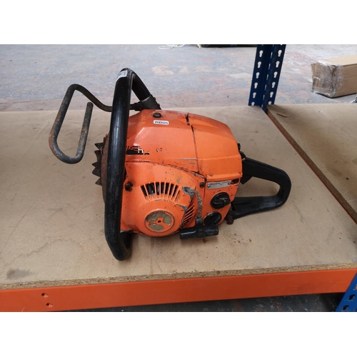 656 - A Husqvarna petrol chainsaw