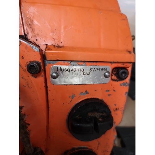 656 - A Husqvarna petrol chainsaw