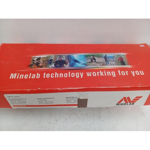 600 - A boxed Minelab Musketeer Advantage metal detector