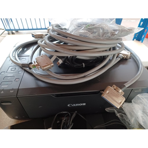 609 - A large collection of items to include Canon Pixma MG4250 wireless printer/copier/scanner, Lenovo ke... 