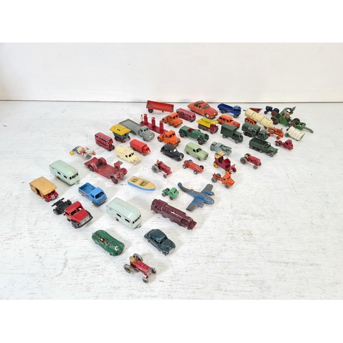 88A - A collection of assorted vintage diecast model vehicles to include Dublo Dinky Bedford lorry, Corgi ... 