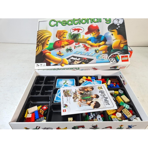 91 - A collection of assorted boxed toys and games to include The Balancing Chairs game, Hangman, Skim-a-... 