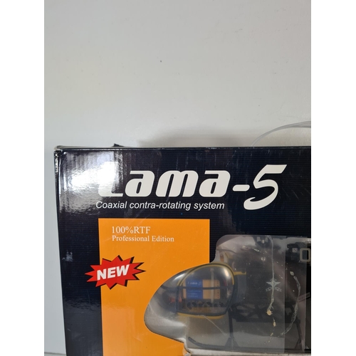 94 - Two boxed Lama-5 100% RTF professional edition remote control coaxial helicopters