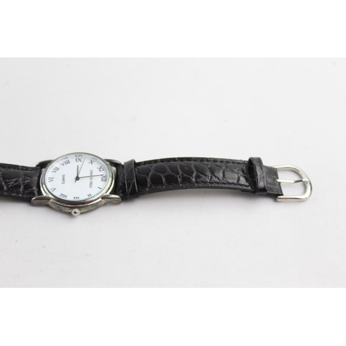 1082 - A Casa Di Velli hallmarked Edinburgh silver quartz men's wristwatch - approx. gross weight 35 grams