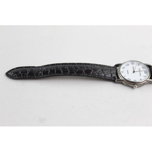 1082 - A Casa Di Velli hallmarked Edinburgh silver quartz men's wristwatch - approx. gross weight 35 grams