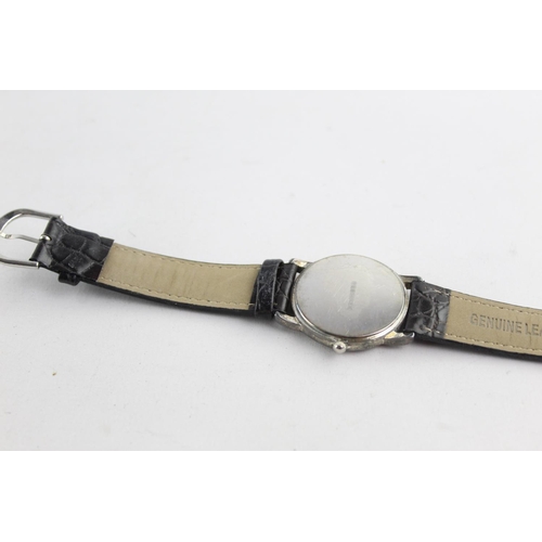 1082 - A Casa Di Velli hallmarked Edinburgh silver quartz men's wristwatch - approx. gross weight 35 grams