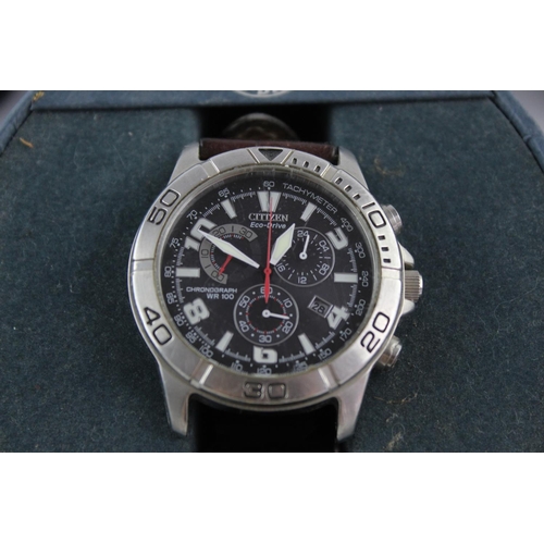 1087 - Four Citizen Eco Drive men's wristwatches