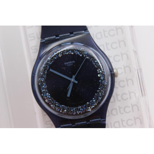 1091 - Five quartz wristwatches to include Swatch, Casio etc.