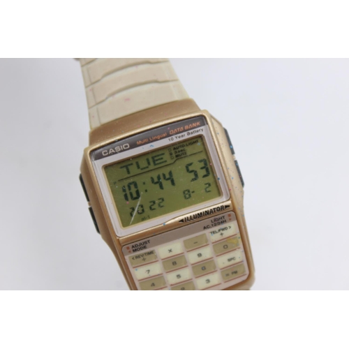 1091 - Five quartz wristwatches to include Swatch, Casio etc.