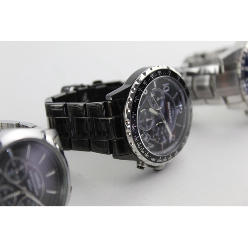 1093 - Three men's quartz wristwatches, one Rotary Aquaspeed, one Sekonda and one Lorus Chronagraph