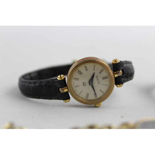 1097 - Three assorted Gucci women's quartz wristwatches