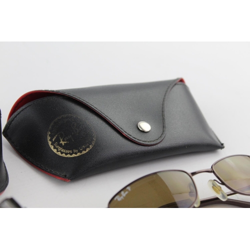 113 - Three pairs of cased Ray-Ban sunglasses