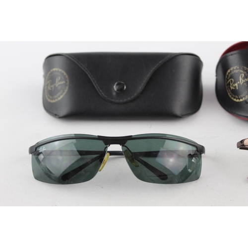 113 - Three pairs of cased Ray-Ban sunglasses