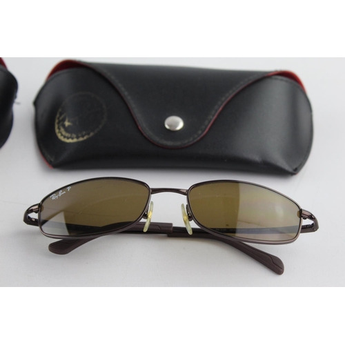 113 - Three pairs of cased Ray-Ban sunglasses