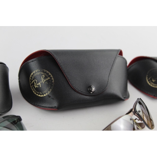 113 - Three pairs of cased Ray-Ban sunglasses