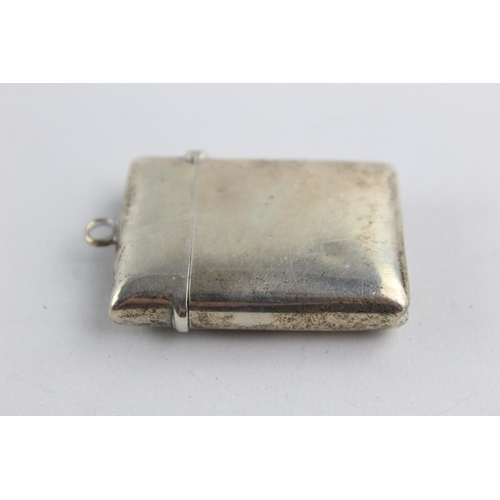 1234 - A Victorian hallmarked Birmingham silver vesta case, dated 1894 - approx. gross weight 22 grams and ... 