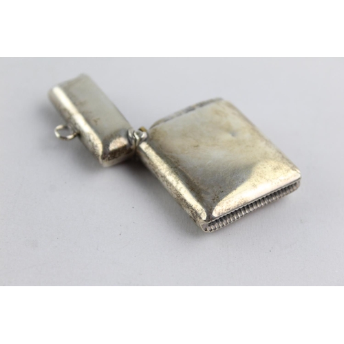 1234 - A Victorian hallmarked Birmingham silver vesta case, dated 1894 - approx. gross weight 22 grams and ... 