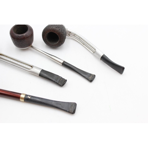 1246 - Four vintage Estate smoking pipes to include Falcon, Alco and Titan