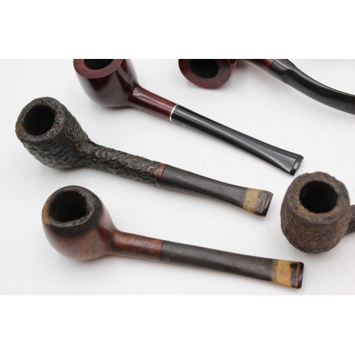 1249 - Six assorted vintage Estate smoking pipes