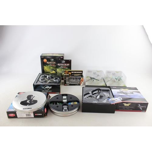 85 - Six boxed Corgi diecast model vehicles to include Bond Cars, Junkers Ju87G-1 Stuka PR99401 etc.