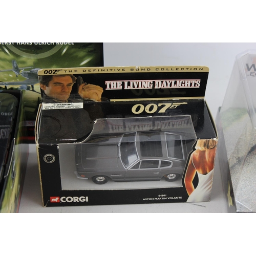 85 - Six boxed Corgi diecast model vehicles to include Bond Cars, Junkers Ju87G-1 Stuka PR99401 etc.