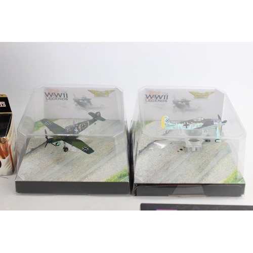 85 - Six boxed Corgi diecast model vehicles to include Bond Cars, Junkers Ju87G-1 Stuka PR99401 etc.