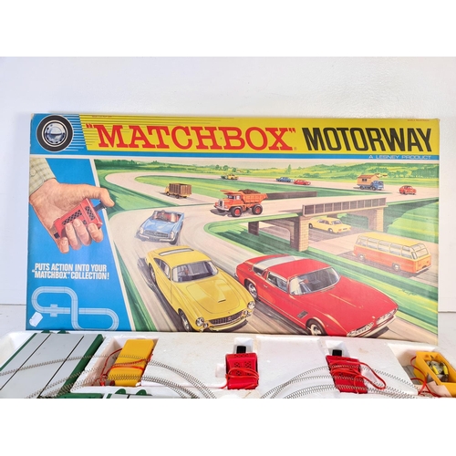 108B - A 1960s boxed Matchbox M-2 Motorised Motorway