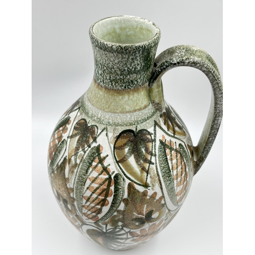 16 - A mid 20th century Bourne Denby jug by Glyn Colledge - approx. 31cm high