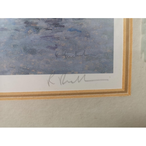 353 - Four framed pictures to include Alan Chapman 'The Surgery, Nether Alderley' pencil signed limited ed... 