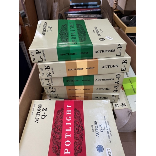 634 - Three boxes containing assorted books to include Victorian Punch volumes 80, 82 & 85, Victorian The ... 