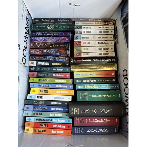 642 - Two boxes containing assorted novels and biographies