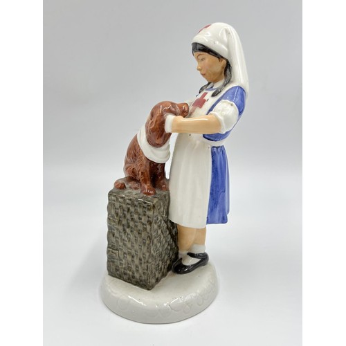 2 - A Royal Doulton Childhood Days 'It Won't Hurt' HN 2963 figurine - approx. 19cm high