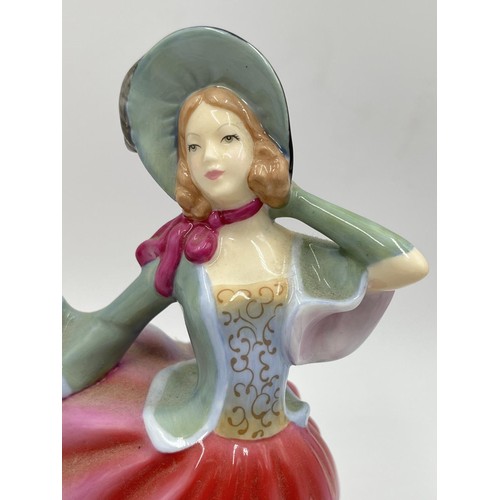 4 - Two Royal Doulton figurines, Jane Seymour - HN 3349 limited edition no. 423 of 9,500 and Autumn Bree... 