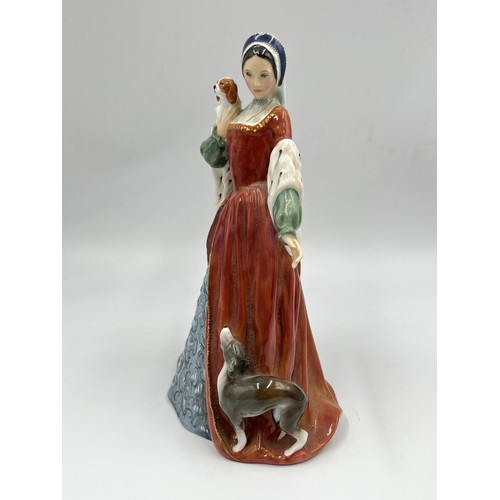 6 - A Royal Doulton Anne Boleyn HN 3232 limited edition no. 423 of 9,500 figurine - approx. 22.5cm high