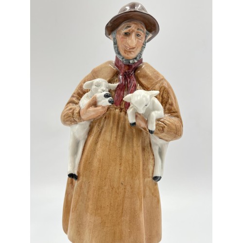 9 - A Royal Doulton Lambing Time HN 1890 figurine - approx. 22cm high