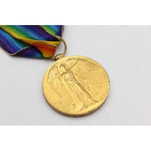 1075 - A WWI medal pair with original ribbons presented to 195982 PNR. J. Milre R.E.