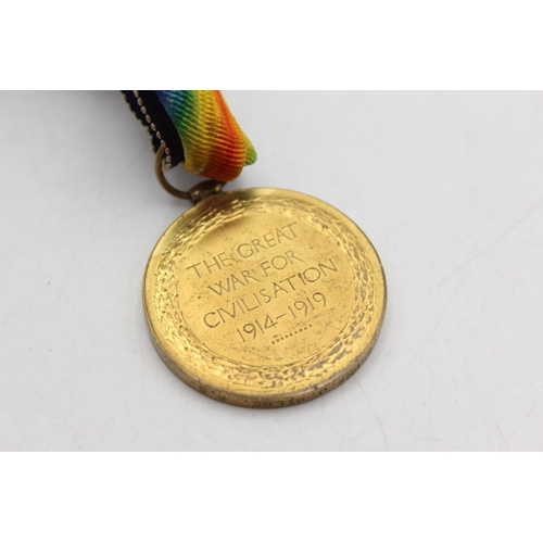 1075 - A WWI medal pair with original ribbons presented to 195982 PNR. J. Milre R.E.