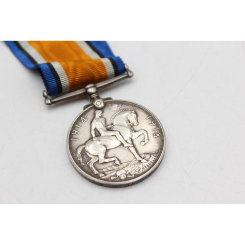 1075 - A WWI medal pair with original ribbons presented to 195982 PNR. J. Milre R.E.