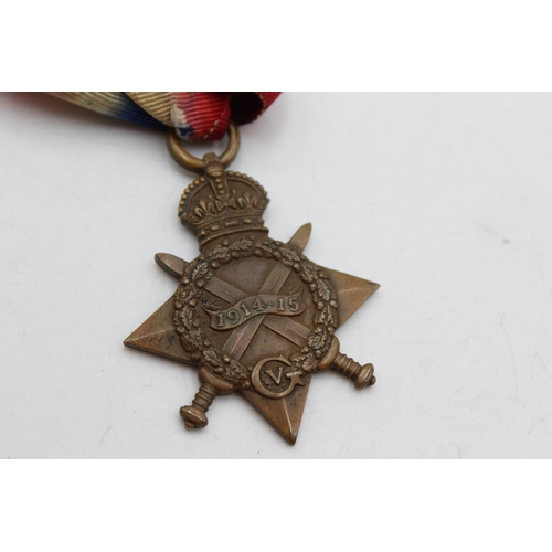 1080 - Two WWI items, one 1914-15 Star presented to 907 PTE. G.W. Harris - Royal Warwickshire and one .925 ... 