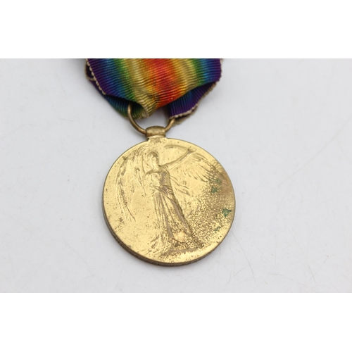 1098 - Two WWI medals, one War presented to 202658 PTE. W. Carroll - East Yorks and one Victory presented t... 