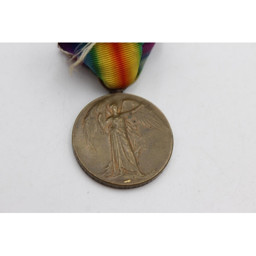 1100 - Two WWI medals, one War presented to 16968 PTE. J. Murray R. Irish R and one Victory presented to 19... 