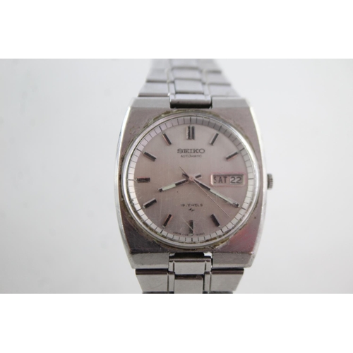 1114 - A Seiko 19 Jewels automatic men's wristwatch - ref. 7006-6000