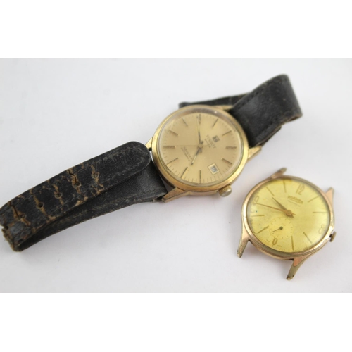 1120 - Two vintage men's wristwatches, one Roamer Standard and one Tissot Seastar automatic