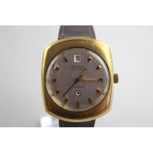 1136 - A 1970s Mondia Top Second cal. AS 1913 automatic men's wristwatch