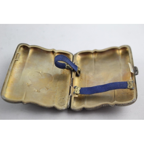 1169 - An antique hallmarked Chester sterling silver cigarette case, dated 1900  - approx. gross weight 88 ... 