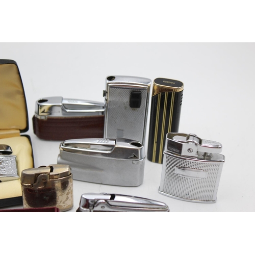 1243 - Fifteen assorted vintage Ronson cigarette lighters