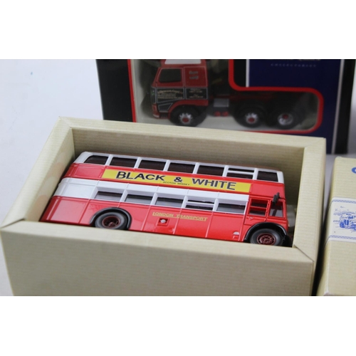 81 - Six boxed Corgi diecast models to include Andrew Wishart & Sons Volvo tractor unit etc.